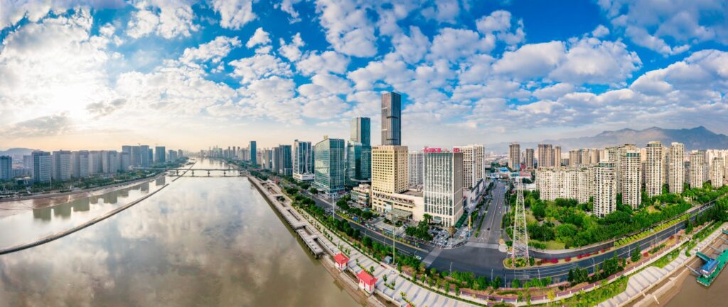 Fujian province skyline