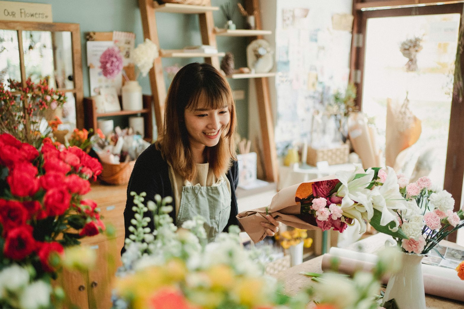 flower shop owner