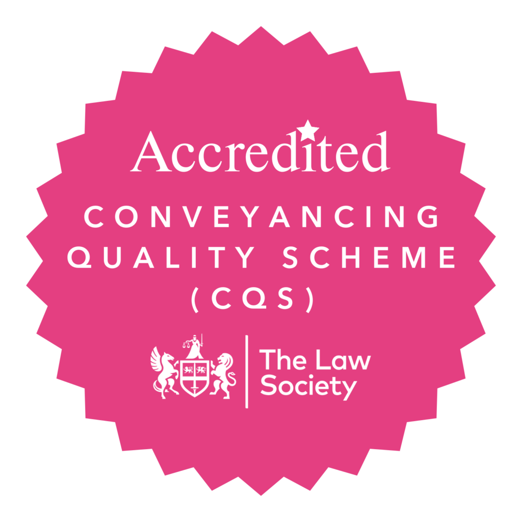 accredited Conveyancing Quality Scheme (CQS) by The Law Society