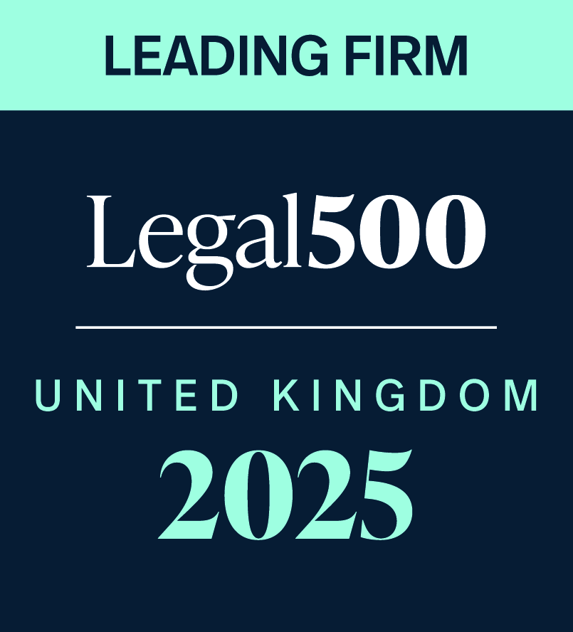 UK Leading Firm 2025 - Legal 500 Badge