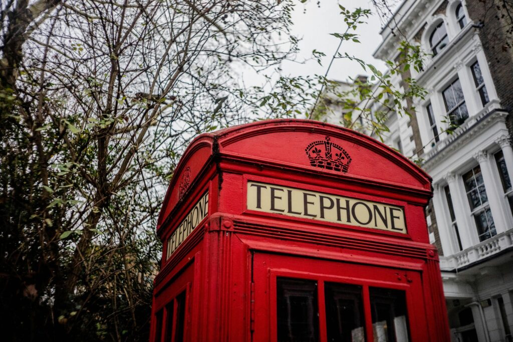 London telephone box
