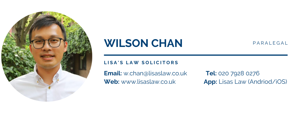 Namecard for article - Wilson in English