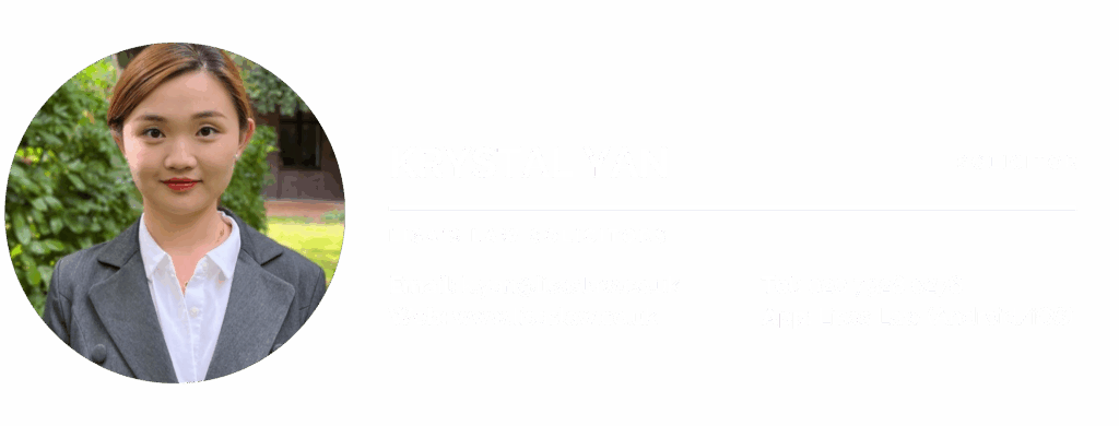 Namecard for article - Krystal in English 1