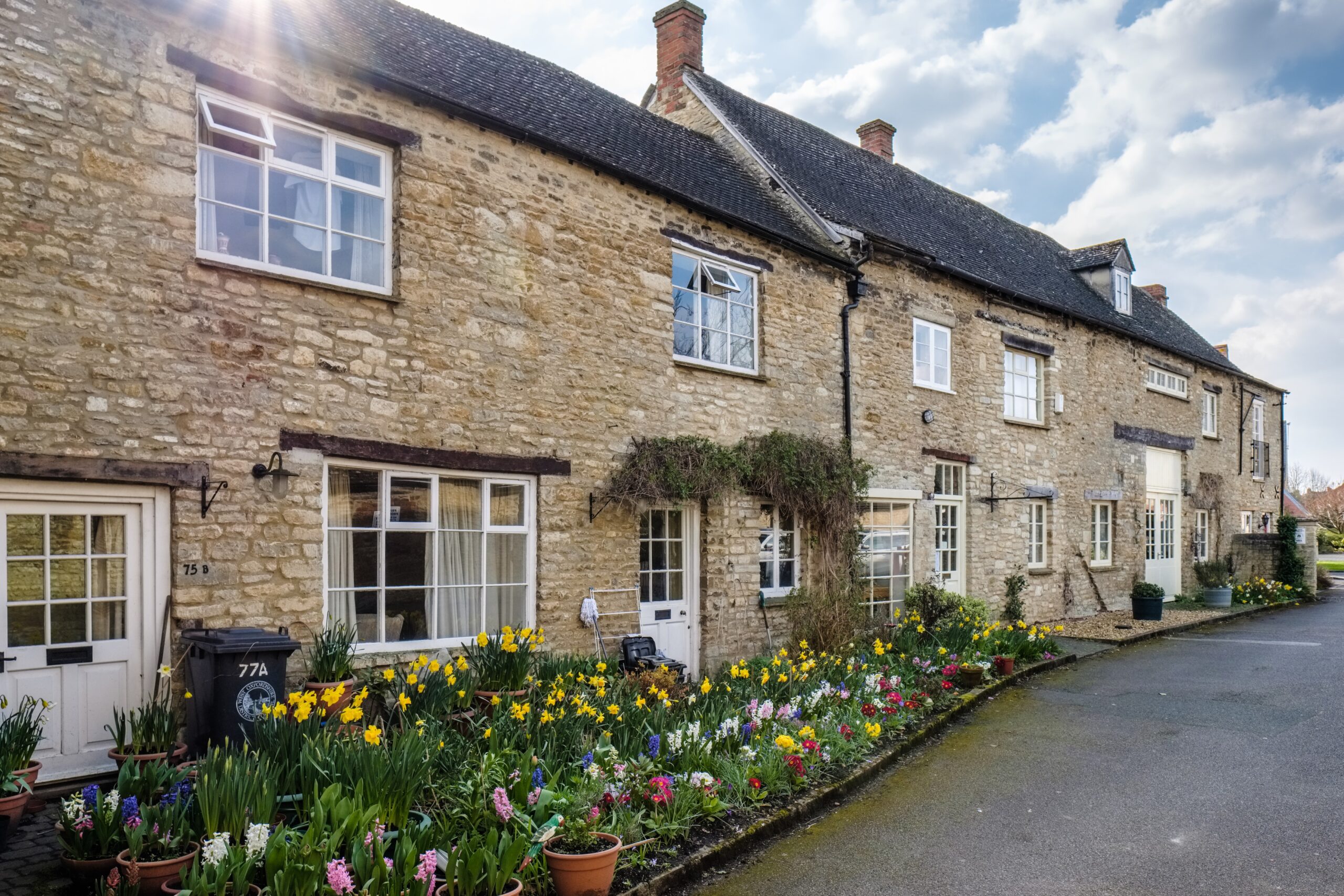 row of terraced houses