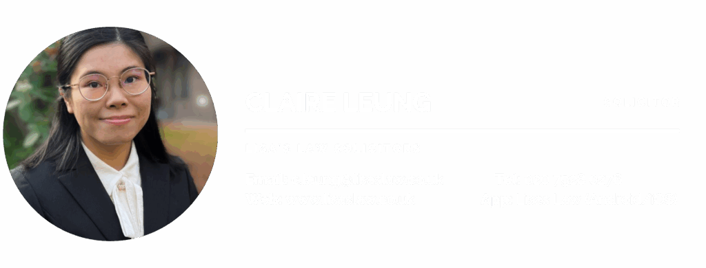 Namecard for article - Claire in English