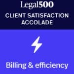 Legal 500 - Client Satisfaction Accolade
